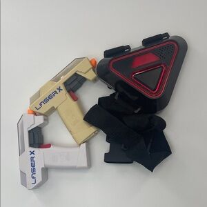 VR Laser Tag Set - Black, White, Tan